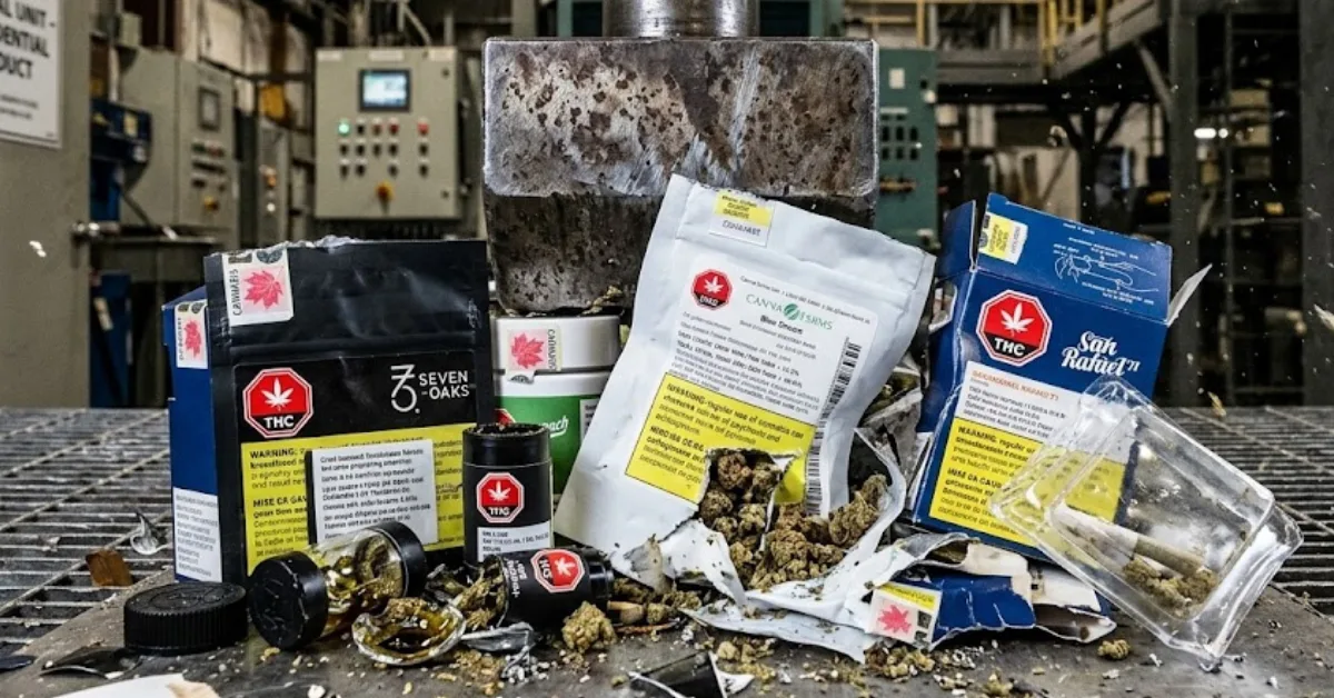 Destroying Cannabis Products