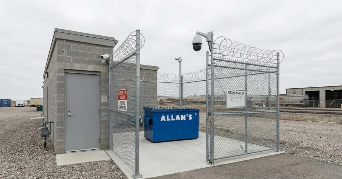 Secure Cannabis Waste Location